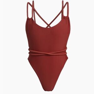 Andrea Iyamah Strappy One-Piece Swimsuit